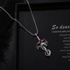 Vintage Dragon Sword Pendant Necklace Titanium Steel Pendant Necklace Jewelry For Men