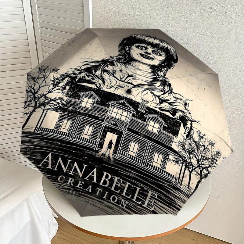 1PC Annabelle Creation Umbrella-8-Rib Reinforced, Automatic Open, Lightweight & Durable-D2698