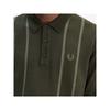 Fred Perry [sharp] Трикотажная рубашка в вертикальную полоску, охотничий зеленый Afpm2436537 408 qzgAfpm2436537 408
