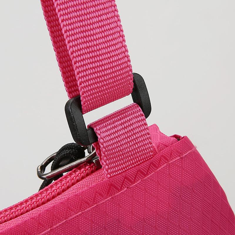 Fashion Multifuctional Square Shoulder Bag Zipper Sports Mobile Phone Pouch Casual Candy Color Coin Pouch Traveling