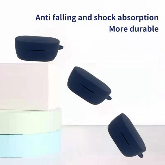 Earphone Cover Soft Anti-fall Silicone Bluetooth-compatible Headset Protective Case Latch Hooks