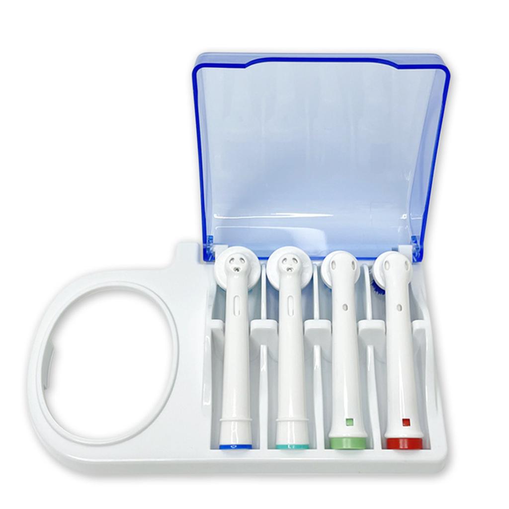 Подставка для электрической зубной щетки с синей крышкой, держатель для электрической зубной щетки для дома и путешествий, принадлежности для ванной комнаты