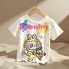Summer Labubu Anime Funny 3D Print Kids T-Shirts Cartoon Streetwear Boy Girls Child Clothing Cool Tops