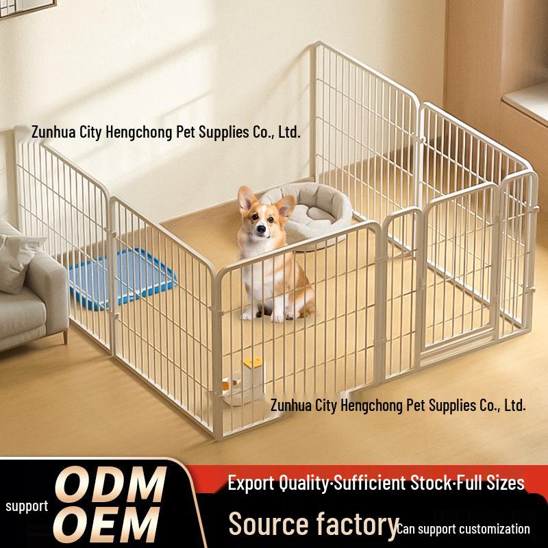Pet Indoor Dog Fence: Adjustable Barrier & Enclosure for Large, Medium, Small Dogs - Ideal for Potty Training & Dog House Use.