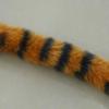 Cat Worm Tail Teaser Wand with Bell - Plush Interactive Cat Toy for Kittens, Relieves Boredom, Chew & Teething Aid,