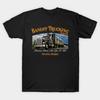 Мужская черная футболка с принтом Bandit Trucking Company Печать на трансферной бумаге без вырезания Хлопковая футболка