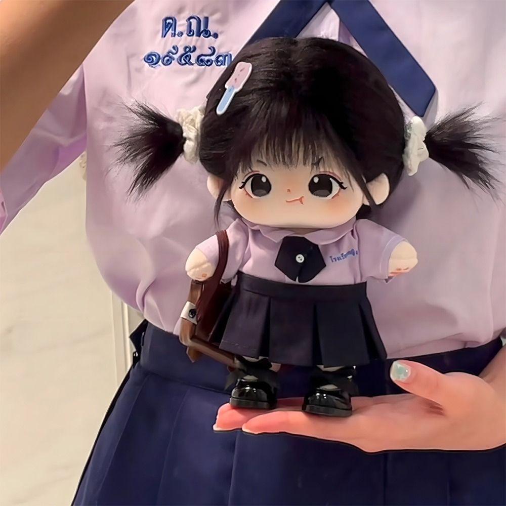 20cm Can Change Clothes Cloth Dolls Dress Up Baby Clothes Naked Baby Doll  Collection Gift