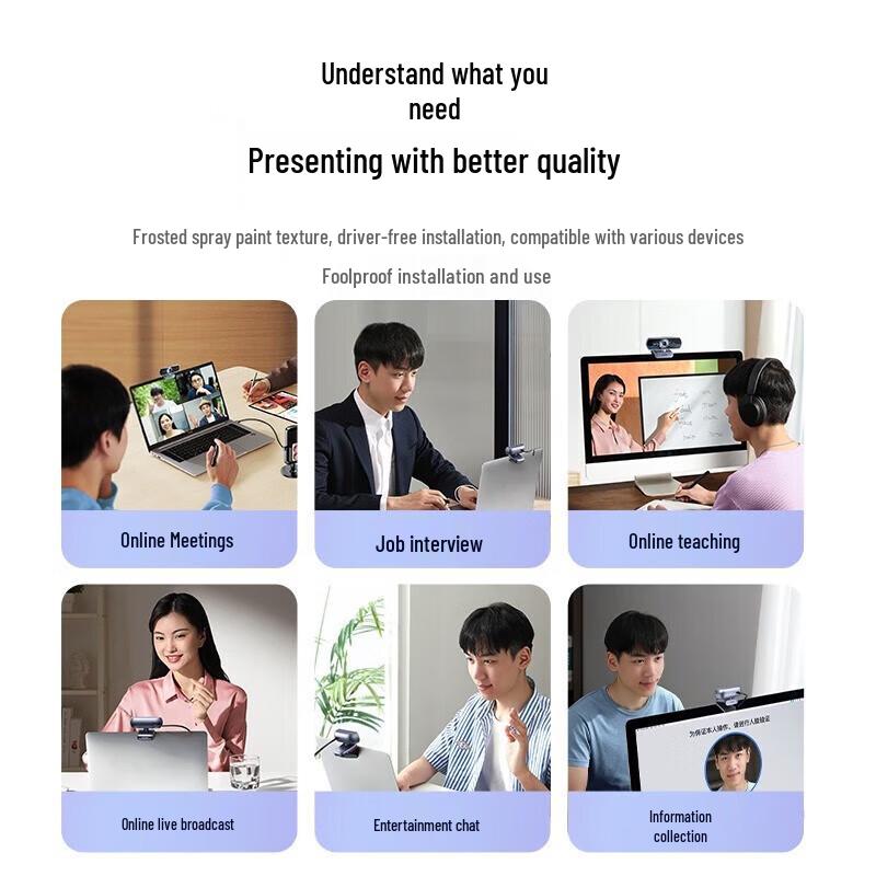 Веб-камера UGREEN 1080P HD USB с двойным микрофоном