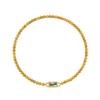 Simple Light Luxury Birthstone Bracelet Female, December Birthstone Round Bead Chain
