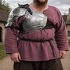 Средневековый стальной наплечник Паулдрон Защита плеча викинга для LARP, Косплея, Реконструкции Рыцарский костюм