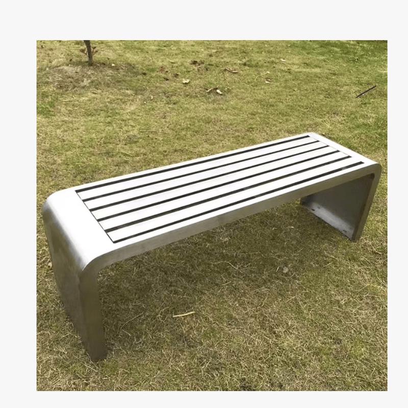 IRIR Stainless Steel Outdoor Park Bench