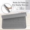 Silicone Drying Mat 40x45cm Large Dish Drainer Mat for Kitchen Counter Heat Resistant Hot Pot Holder Non-Slip Silicone Sink Mat