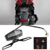 New 1pcs Motorcycle Taillight LED Steering Light Brake Light Turn Signal License Plate Light All-in-one Taillight