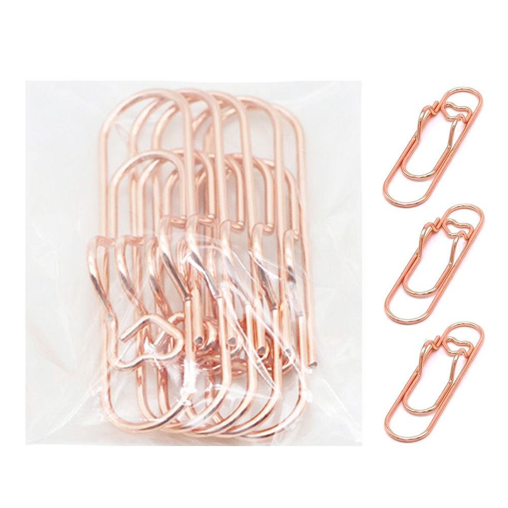 5PCS/Set Metal Pen Holder Clip DIY Separator Pages Tags Creative Pagination Mark