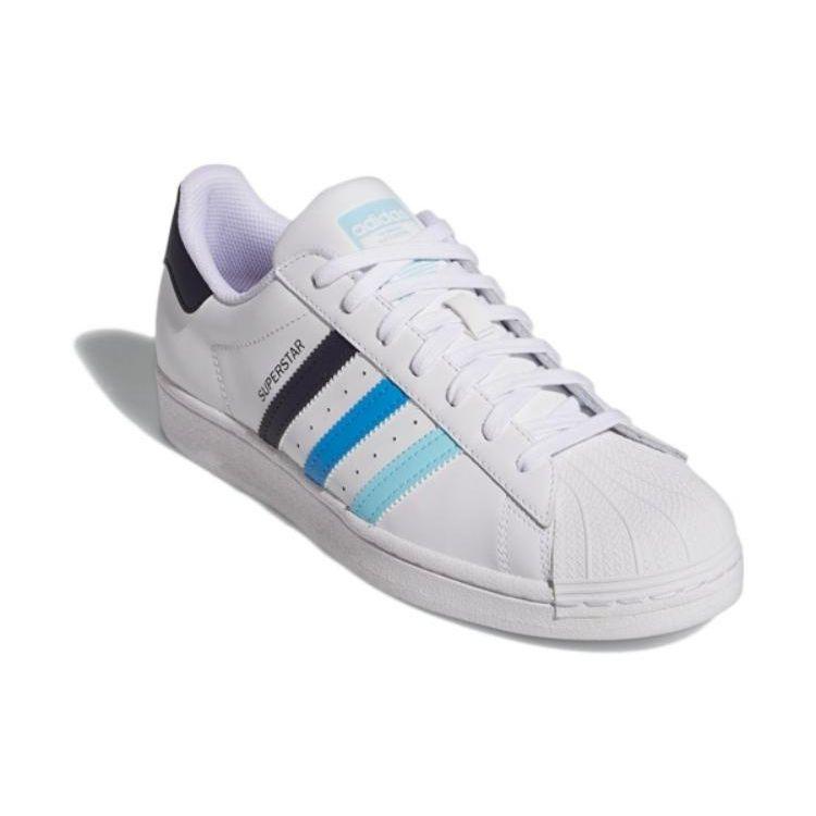 Adidas Кроссовки унисекс Superstar White Legend Ink Gradient Cloud-White Bliss-Blue HP5499