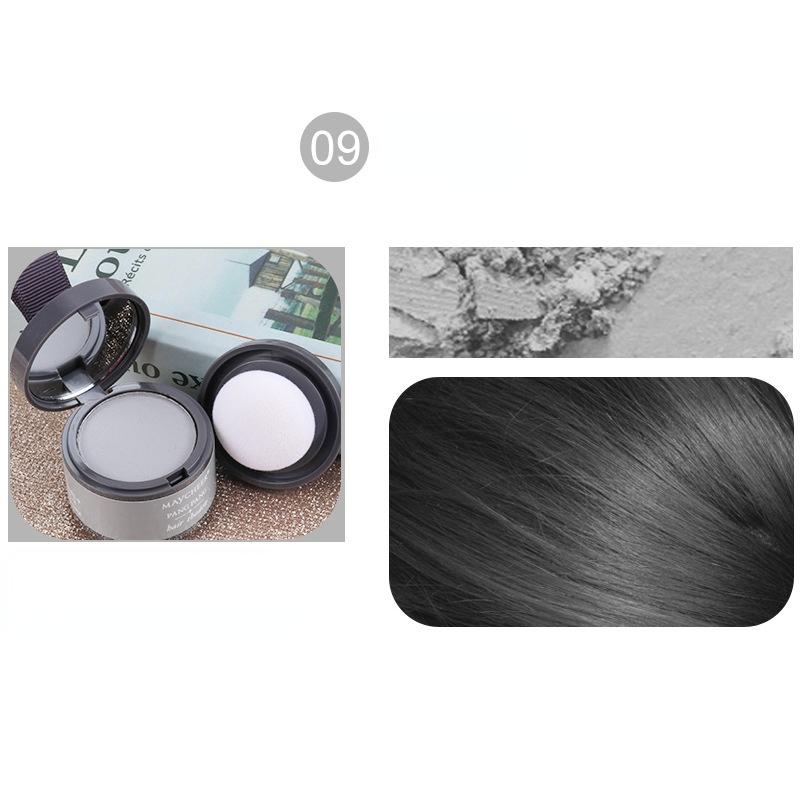 Natural Instantly Black Root Cover Up Hairline Powder Hair Fluffy Powder in 3 Colors Hair Line Shadow Concealers