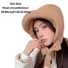 Winter Bomber Hats Down Cotton Bib Cap New Ear Protection Hat  Men Women