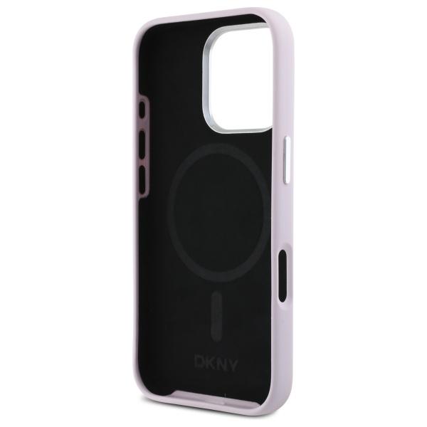 Dkny Dkhmp16Xsmchlp Iphone 16 Pro Max    6.9 Różowy/Pink Hardcase Liquid Silicone Small Metal Logo Magsafe