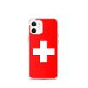 Coque iPhone - Multicolore - Drapeau Suisse - Souple - TPU - Compatible iPhone 12 Mini