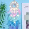 Confession Balloon Handmade Dream Catcher Gifts with LED Light Dreamcatcher Pendant Creative Hollow Wind Chimes Wall Hanging