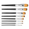 8Pcs Artist Paint Brush Set Nylon Hair Brushes for Oil Acrylic Watercolor Painting