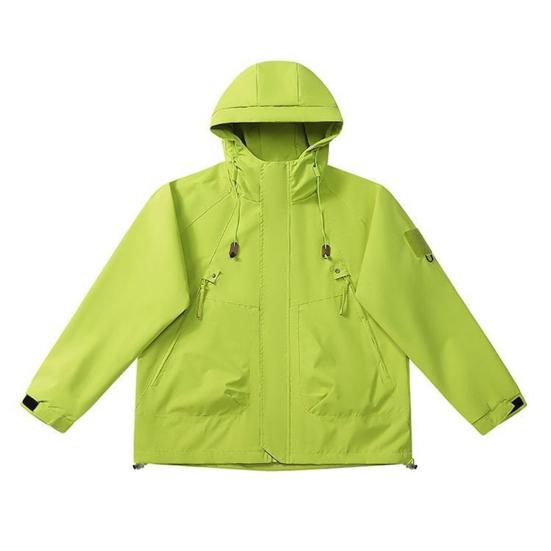 Мужская куртка с капюшоном, длинным рукавом, ветрозащитная, водонепроницаемая, ветровка, дизайн с несколькими карманами, повседневный спортивный стиль, верхняя одежда