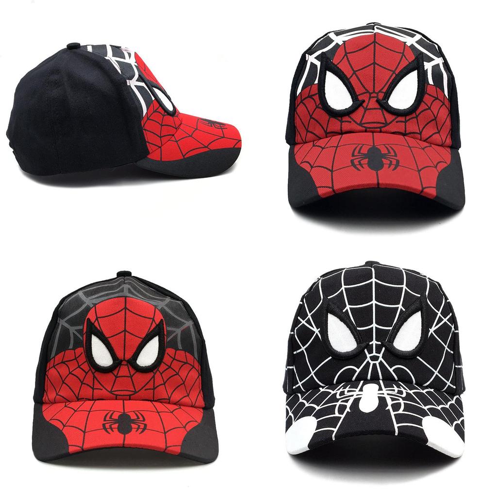 Spider Man Kids Cotton Baseball Cap With Embroidery Sun Hat For Outdoor Play And Sun Protection