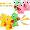 Stress Frog and Dinosaur Toys Tongue Sticking Out Novelty Relief Squeeze Toys Stress Screaming Party Frog Pop Up Toy for Gifts