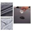 2023 New Solid Color Super Waterproof Bed Fitted Sheet Mattress Protector Cover Bedspread With Elastic Band No Pillowcase
