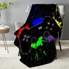 Flannel Blanket 3D Printed Gamer Blanket For Office Home Camping Nap Leisure Blankets Christmas Gifts For Home Bedroom Decor