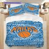 Knicks Legacy Basketball Brilliance Bedding(1 * duvet cover + 2 * pillowcase, without core)Soft and comfortable Bedding set Christmas birthday gift