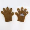 Furry Cosplay Costume Gloves Cartoon Puppy Claw Mittens Cute Plush Cat Paw Gloves  Gifts