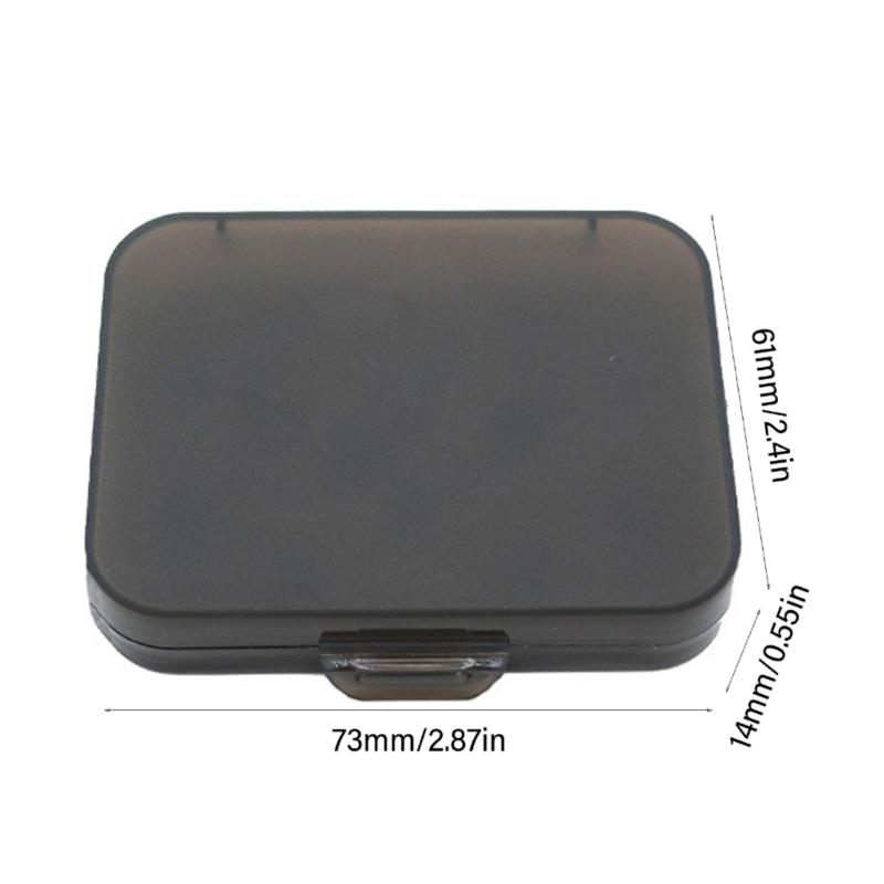 Держатель для амбушюр, Прозрачный защитный кейс для хранения амбушюр для легкой видимости содержимого, для хранения 6 пар амбушюр