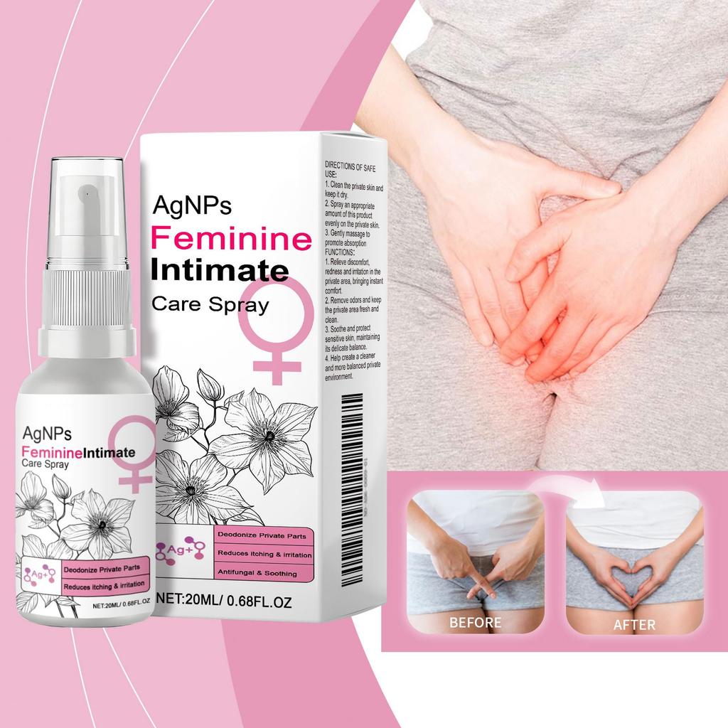 Female Body Care Spray For Private Area Itching , Reducing Odor , Sensitive Skin Private Area Care Spray ,20ML