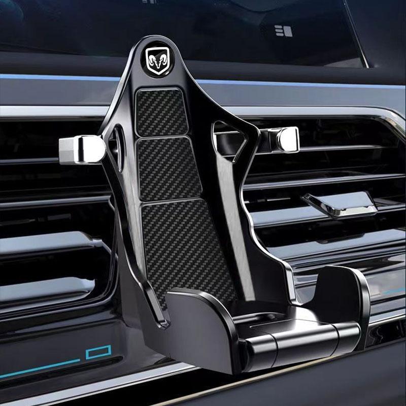 Car Air Vent Phone Mount Universal Shockproof GPS Clip Smartphone Stand for Dodge Journey Caliber Challenger Charger Durango Ram 1500 Stratus Dakota
