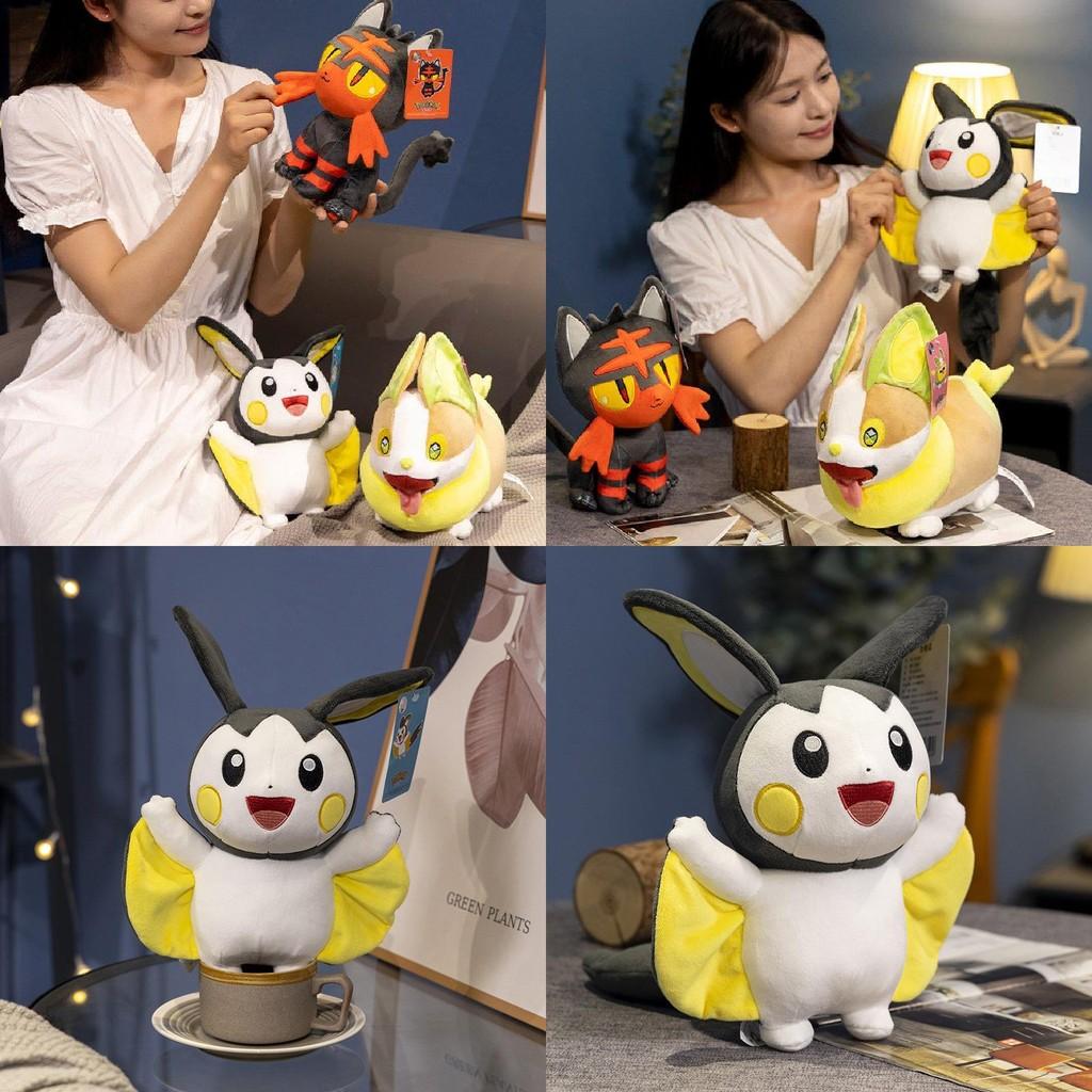 Очаровательная плюшевая игрушка Покемон Электрическая Летающая Мышь, мягкая кукла для детей и коллекционеров