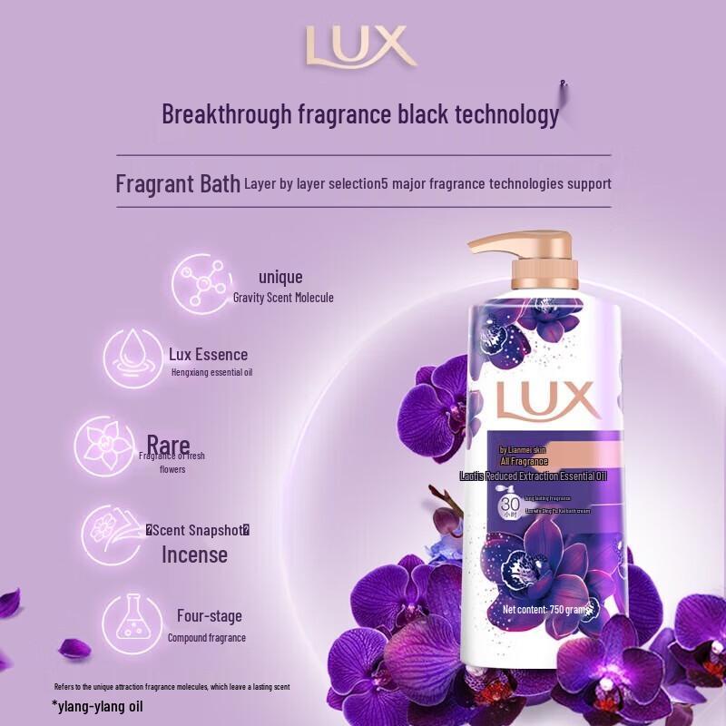 Дуэт Гелей для душа с ароматом эфирных масел Lux