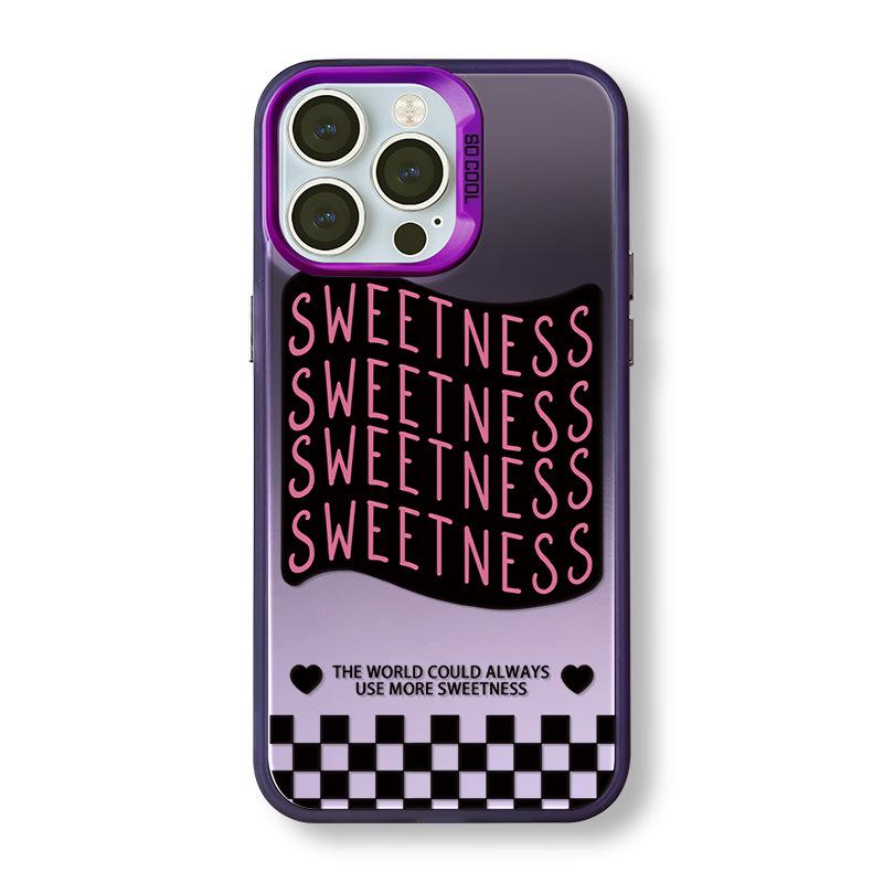 Zhitai Magnetic Frosted Laser Phone Case for iPhone 12/13/14/16 Pro with Bracket