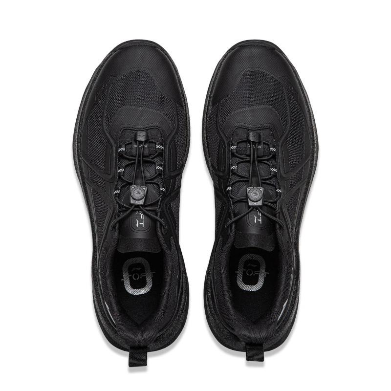 Li-Ning Мягкие Повседневные Мужские Кроссовки Низкие Soft Go Max Черные AGLW085-1