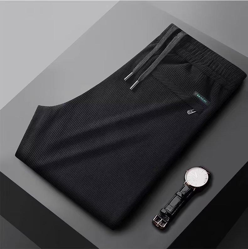 Новые вельветовые брюки для осени и зимы, мужские прямые повседневные брюки, мужские утепленные флисом брюки