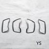 Interior Front Panel Garnish Air Outlet Vent Cover Trim for Kia Sportage R 3 MK3 III 2011 2012 2013 2015 Car Accessories 4 Pcs