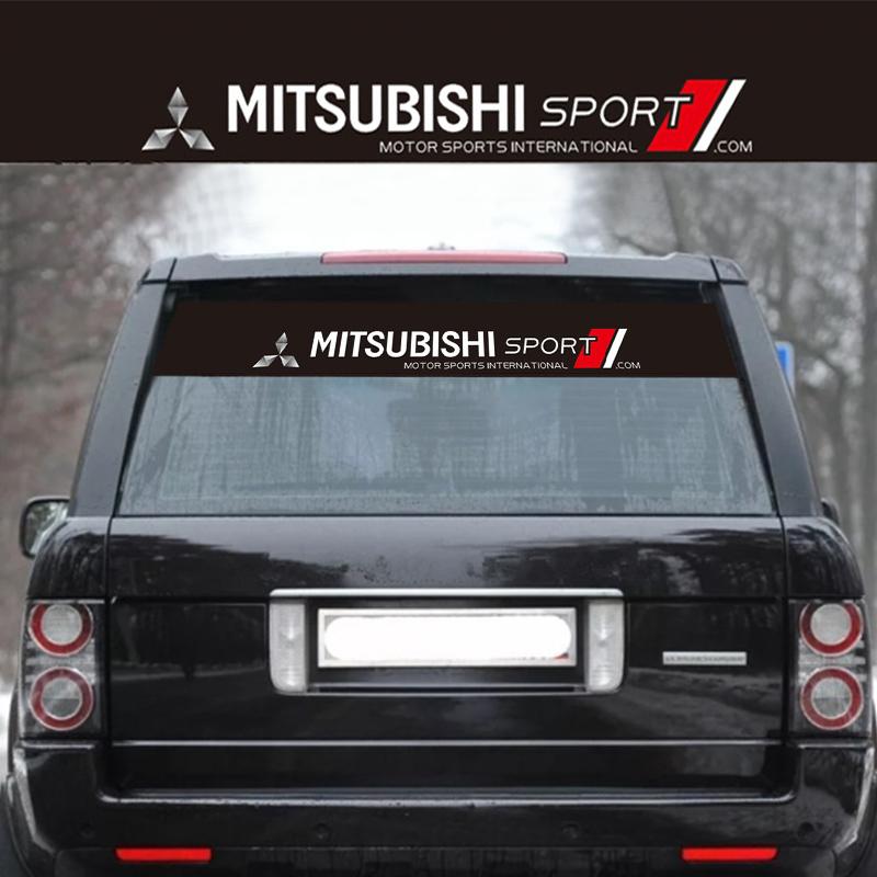 Car Front Rear Windshield Decoration Sticker For Mitsubishi Outlander Space Delica Mirage Jinxuan Attrage Xpander Mirage Montero