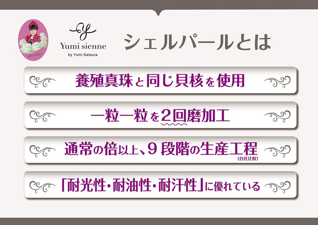 By Yumi Pearl Large Suitable for Ceremonial Made In Japan [Produced Katsura] Earrings, 8mm, Ladies, Popular, Large, Occasions, Long-term Wear,