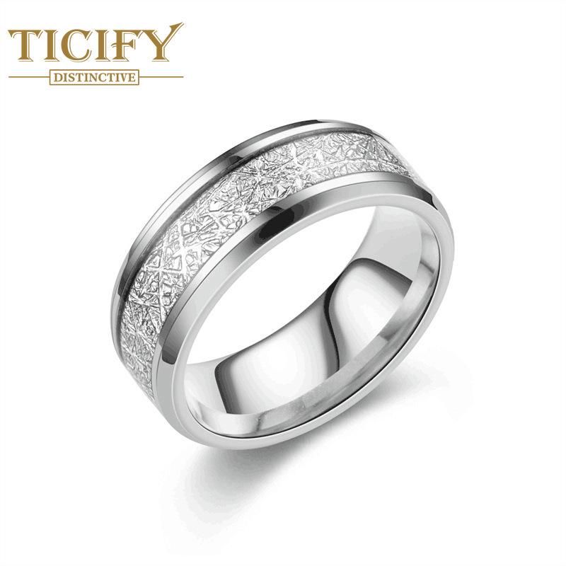 Личное трендовое кольцо из титановой стали с туманным стержнем, женское кольцо