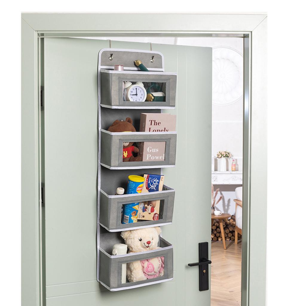 Подвесной органайзер для двери, 2 расширенных металлических крючка для хранения косметики, канцелярских товаров, мелочей и т. д.