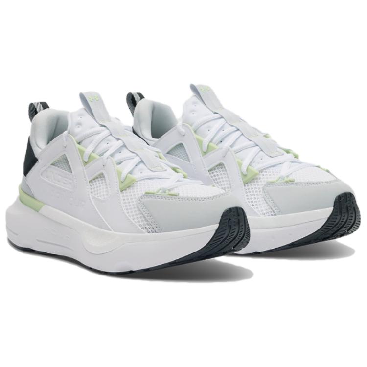 Under Armour HOVR Infinite MVMNT White Halo Grey Green Унисекс Кроссовки Retro-Green 3028667-100
