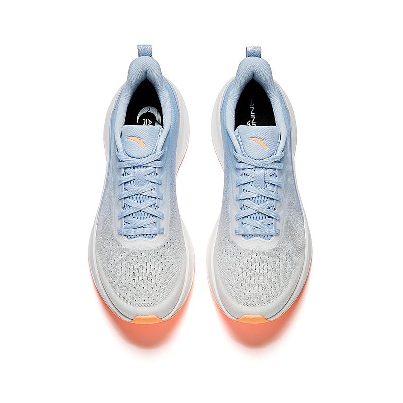 Anta Hydrogen Run Cool Устойчивые к скольжению Устойчивые к истиранию Низкие Повседневные Беговые Кроссовки Мужские Бело-синие 112525542-4