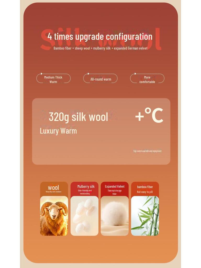 Silk-Enhanced Women's Wool Turtleneck: Warm, Velvet-Lined, Perfect for Autumn/Winter Layering.