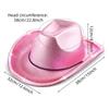 Composite Light Up Cowgirl Hat Comfortable Cowboy Hat Durable Space Cowgirl Hat  Outdoor