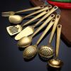 Stainless Steel Spatula Set Frying SpatulaSoup Spoon Cooking Kitchenware Set Household Stir-frying Spatula Hot Pot Strainer